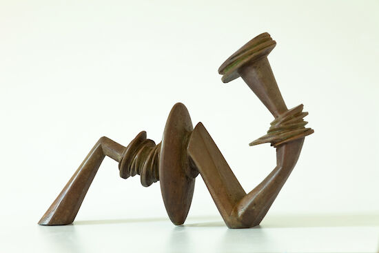 Skulptur "The Call" (2005), bronze af Alejandra Ruddoff