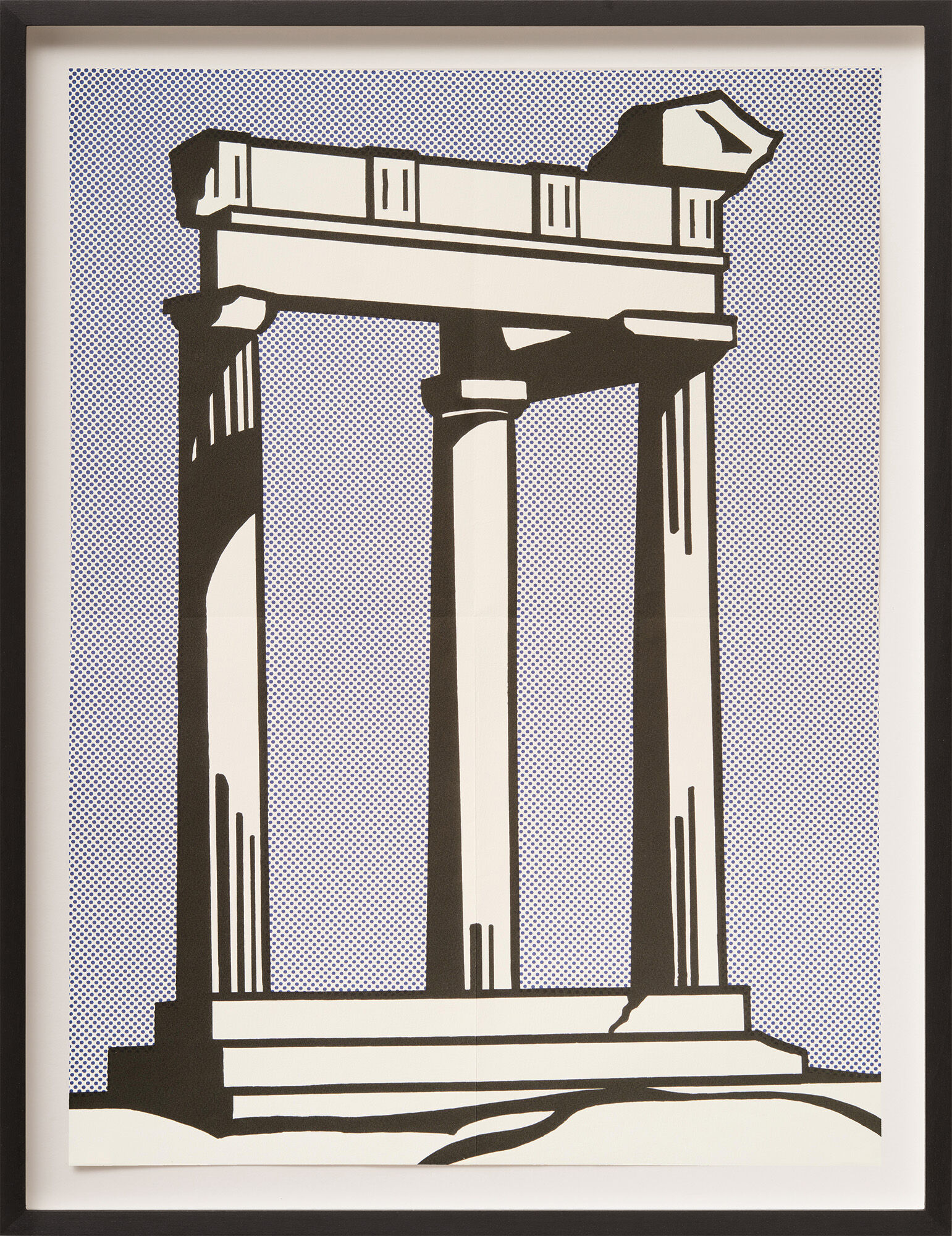 Tableau "Temple (Mailer)" (1964) de Roy Lichtenstein
