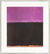Bild "Untitled (Purple, Black)" (1953), gerahmt