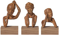 Soubor 3 soch "Emotions", bronz