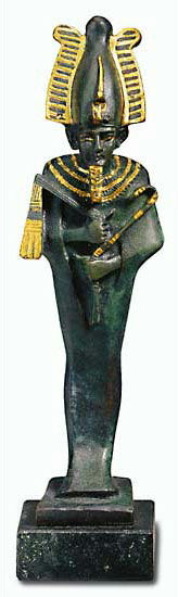 Osiris med krone