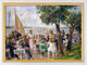 Bild "Gartenlokal an der Havel" (1932), gerahmt von Max Liebermann