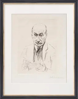 Bild "Selbstbildnis zeichnend" (1921)