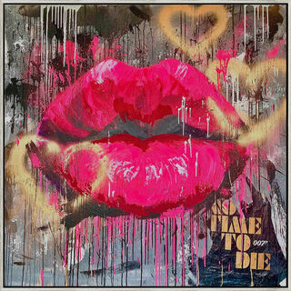Tableau "No Time to Die" (2022) (Originale / Pièce unique), encadré