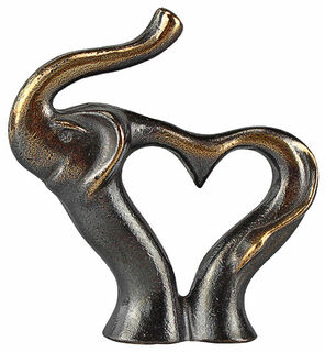 Sculpture "Hearty Elephant", bronze
