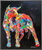 Bild "Happy Mood Bull" (2022) (Original / Unikat), gerahmt