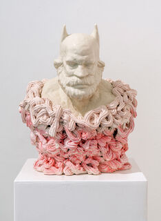 Skulptur "B. Marx No. 1" (2015), porcelæn von Hannes Uhlenhaut