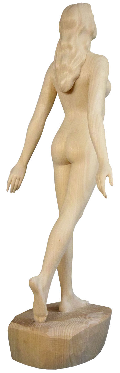 Holzskulptur "Partenza" (2025) (Original / Unikat) von Richard Senoner