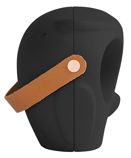 Mobiler Bluetooth-Lautsprecher "aOWL", schwarze Version von KREAFUNK