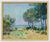 Tableau "La côte à Varengeville" (1882), encadré