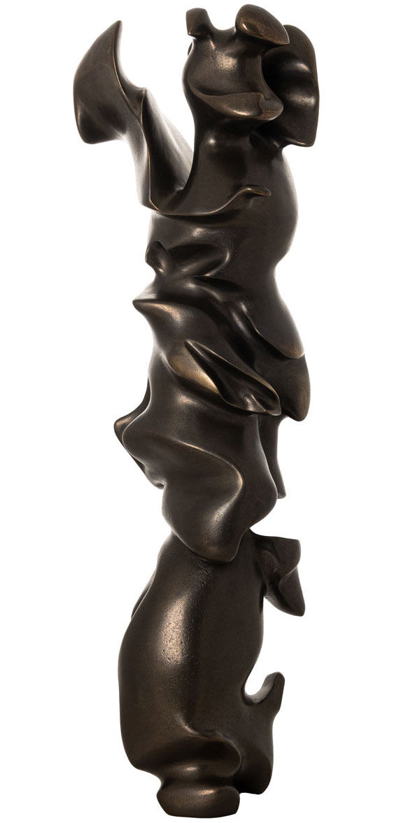Socha "Ozymandias, král králů", bronz od Cornelius Vandeputte