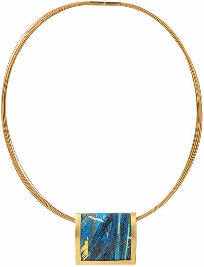 Necklace "Magic Blue" by Kreuchauff-Design