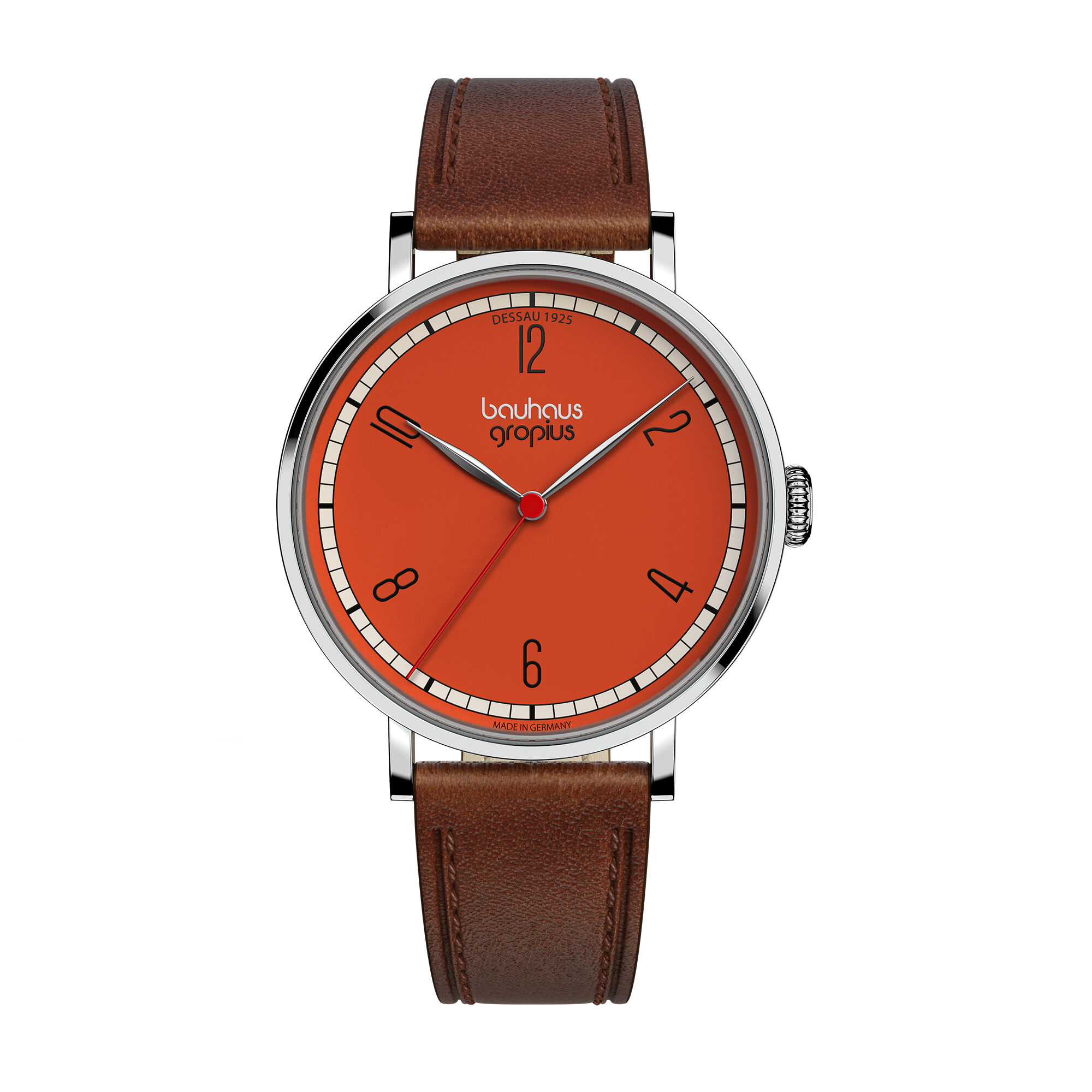 Bauhaus Walter Gropius armbandsur ”Dessau 1925” – Tillverkat i Tyskland – Safirglas – 38 mm