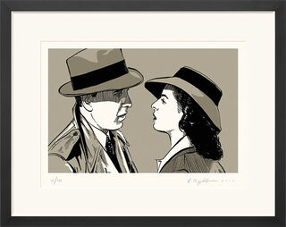 Picture "Casablanca", framed