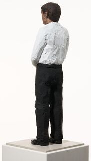 Skulptur "Mann mit weißem Hemd und schwarzer Hose" (2026) von Stephan Balkenhol