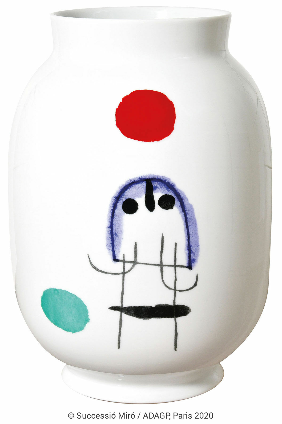 Porcelain vase "Toscan" - by Bernardaud by Joan Miró