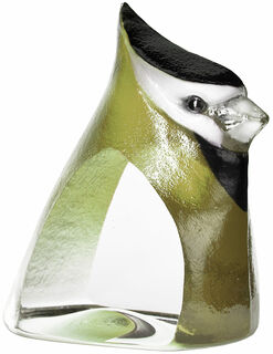 Glass object "Birdie", green version