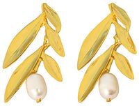 Earrings "Avelia" with pearls