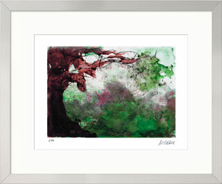 Picture "Tree in a Storm" (2019), framed by Armin Mueller-Stahl