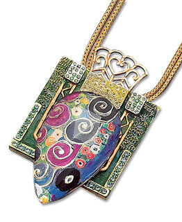Collier mit Anhänger "Jungfrau"