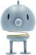 Draadloze LED tafellamp "Bumble XL", blauwe versie - Ontwerp Gustav Ehrenreich van Hoptimist
