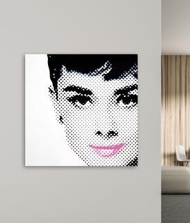 Obraz "audrey_15_02" (2015) (Utwór unikatowy) autorstwa Janos Schaab