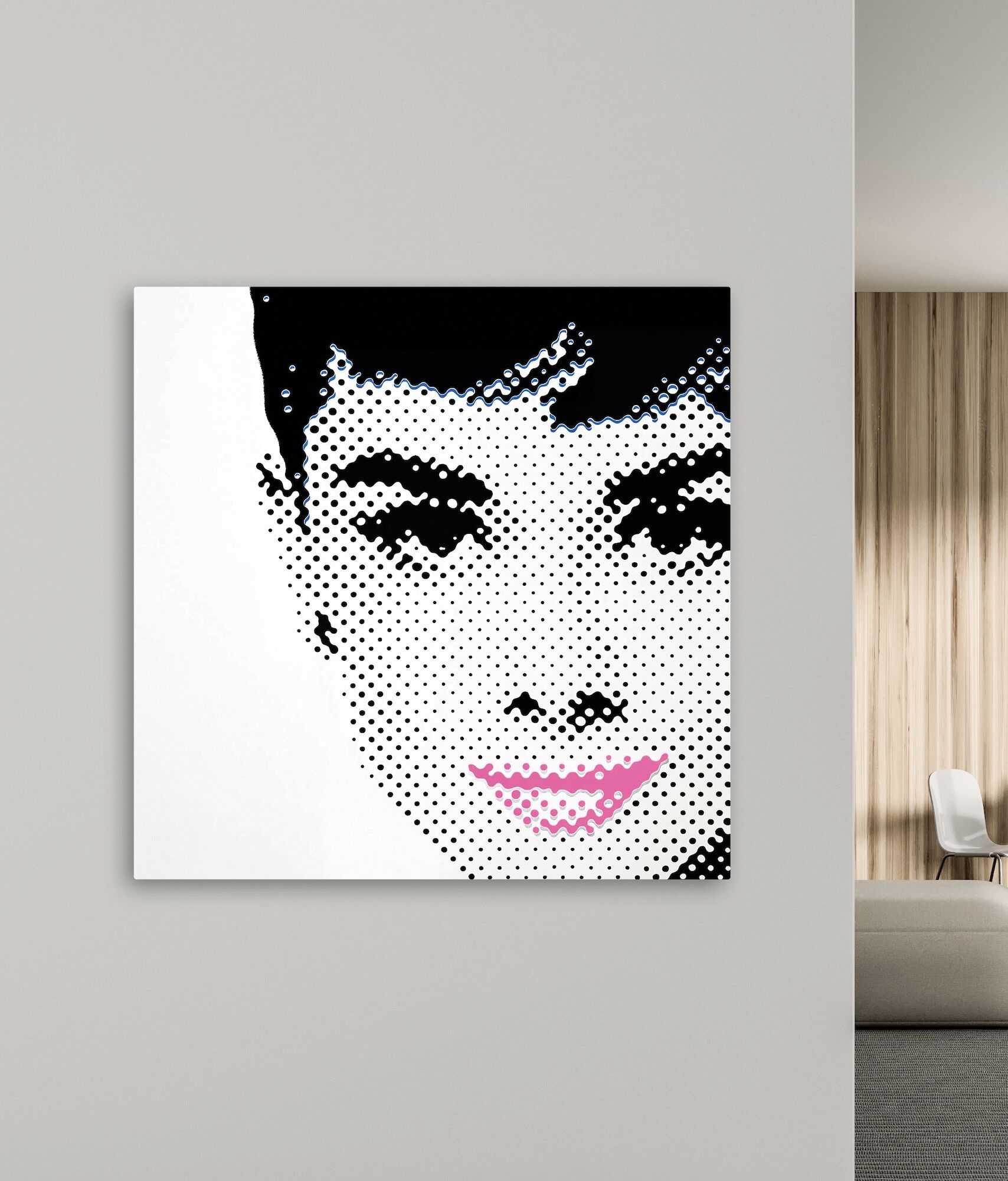 Obraz "audrey_15_02" (2015) (Utwór unikatowy) autorstwa Janos Schaab