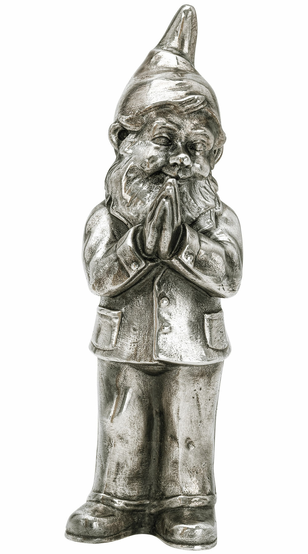 Sculptuur "Ben", verzilverde versie von Ottmar Hörl