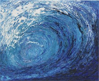 Bild "Welle" (2001) (Unikat) von Ansgar Skiba