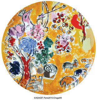 Les Vitraux d'Hadassah by Bernardaud - porcelain plate "Joseph"