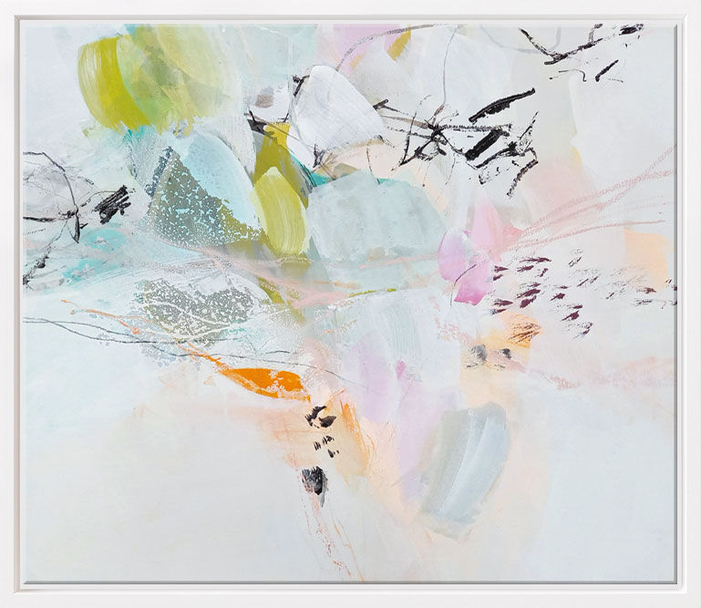 Bild "Ans Licht XVII" (2023) (Original / Unikat), gerahmt von Ulrike Int-Veen
