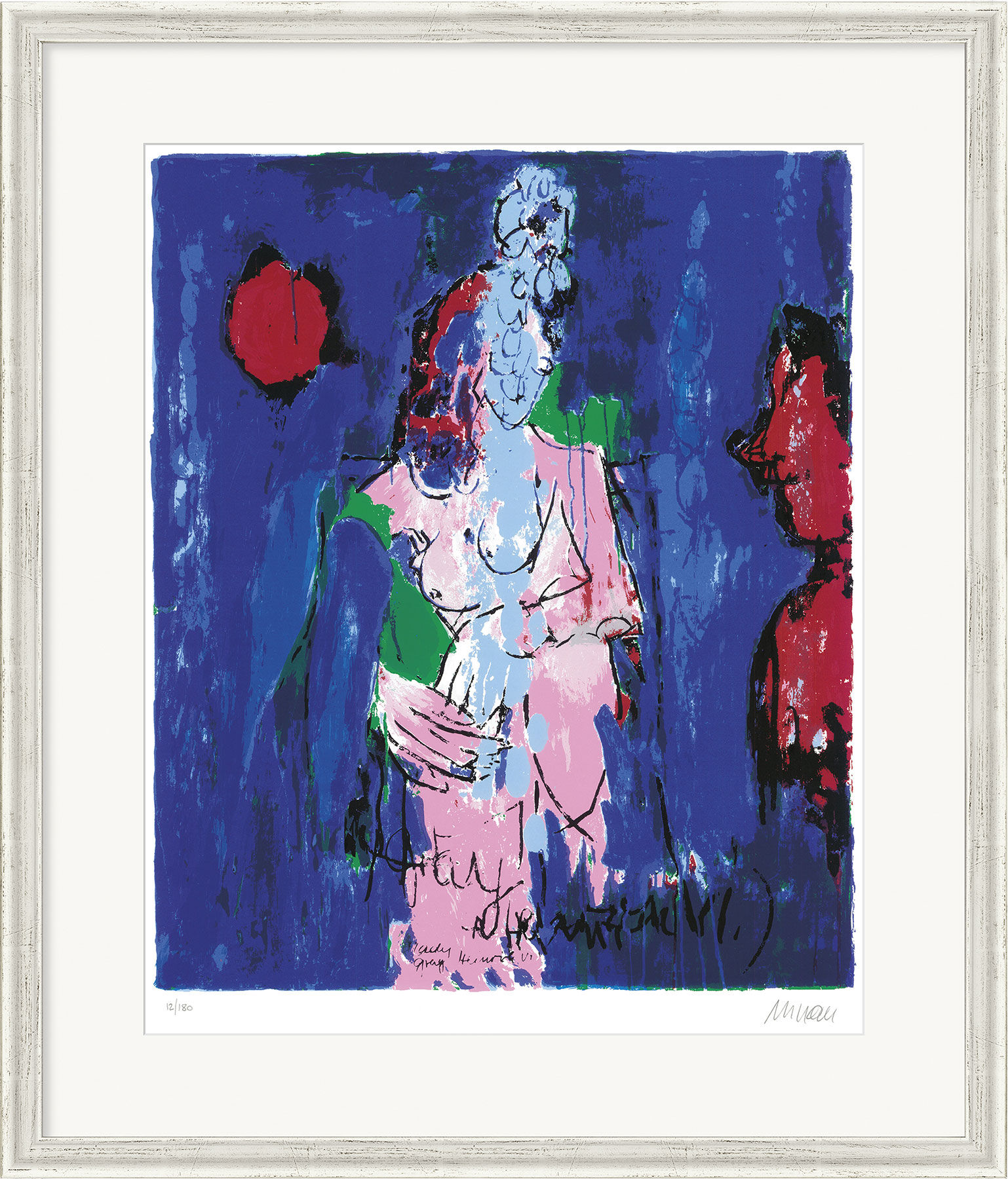 Picture "William Shakespeare - Lady Gray" (2017), framed by Armin Mueller-Stahl