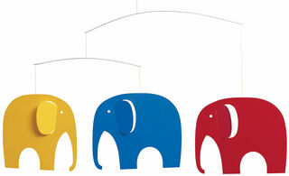 Ceiling mobile "Elephant Meeting"