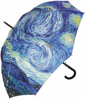 Stick umbrella "Starry Night"