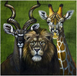 Quadro "Serie Cambio di vista I Africa" (2025) (pezzo unico)
