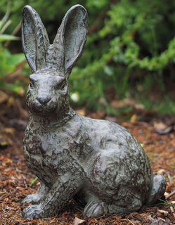 Tuinbeeld "Haas", brons