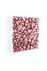 Wall object "Maze Cherry Chrome" (2024) (Unique piece) by Christine Liebich
