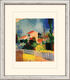 Picture "The Bright House" (1914), framed by August Macke