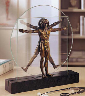 Skulptur "Schema delle Proporzioni", Version in Bronze
