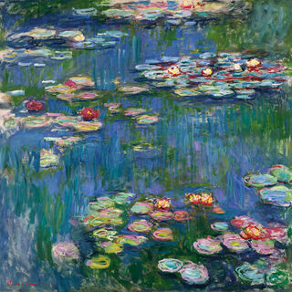 Bild "Seerosen" (1916) von Claude Monet