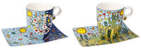 Zestaw 2 kubków artystycznych "Pop Art", porcelana