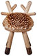 Sedia in legno "Little Deer" con imbottitura di EO Denmark