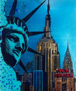 Picture "New York 2" (2023) (Original / Unique piece) by Sandra Rauch