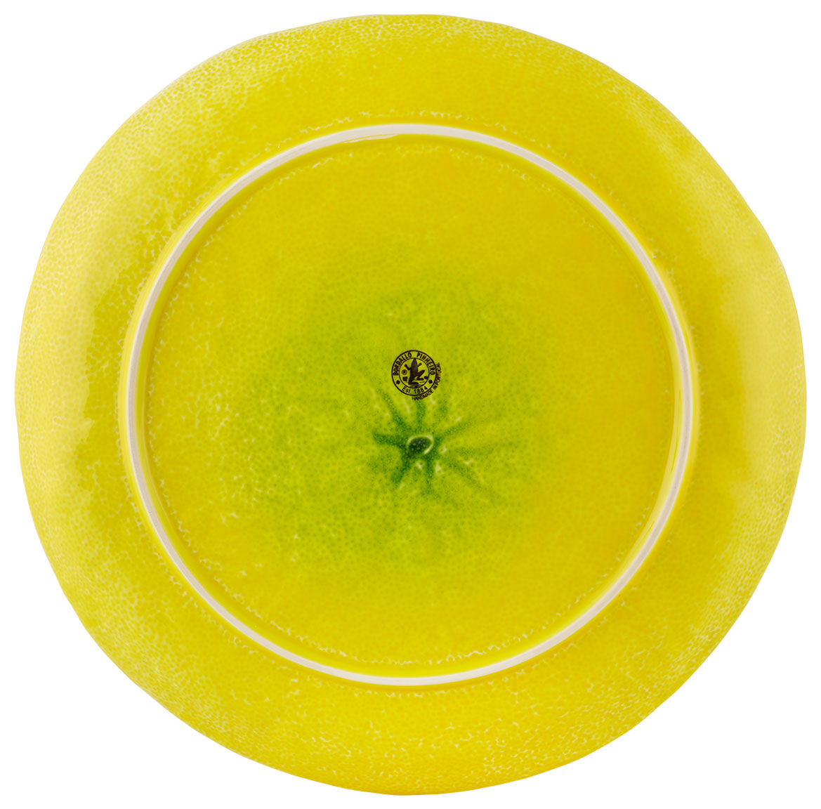 Plate "Citron", ceramic by Bordallo Pinheiro