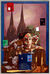 Bild "A Composition, Cologne Cathedral moods" (2019) (Original / Unikat), gerahmt