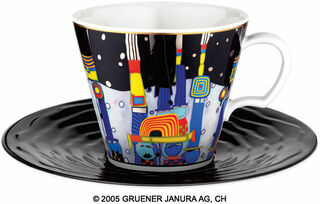 Universal Mug after 944 "Blue Blues" by Friedensreich Hundertwasser
