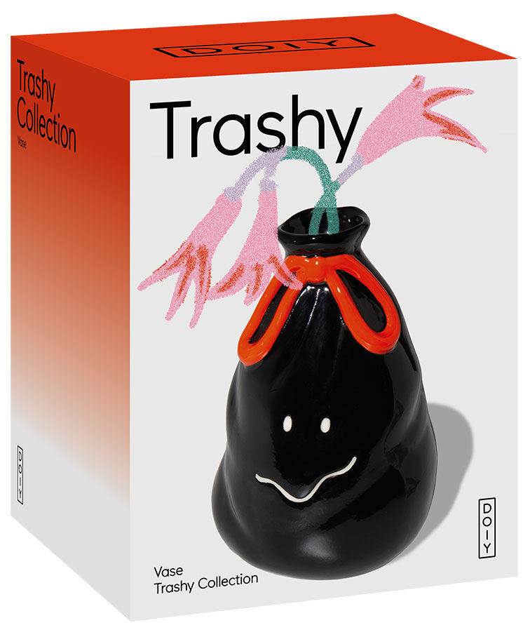 Vase en céramique / objet décoratif « Trashy »