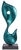 Beeldhouwwerk "Golf" (turquoise uitvoering), gegoten