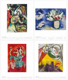 Artist calendar 2023 by Marc Chagall