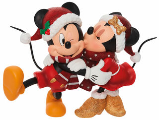Skulptur "Minnie & Mickey", Kunstguss